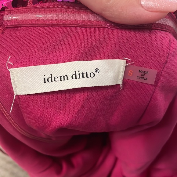 PINK SEQUIN DRESS - Picture 4 of 6